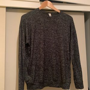 Athleta Mindful Oversized Pullover in Charcoal Grey Heather | XS